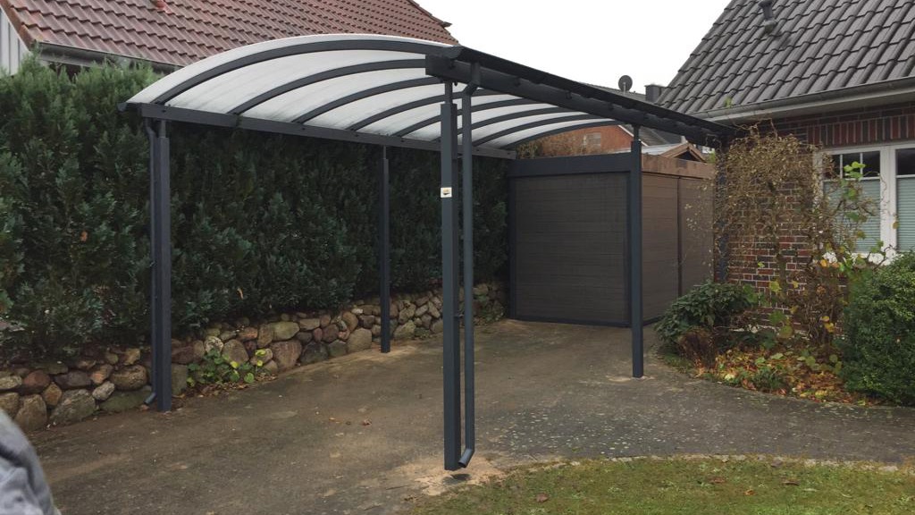 Bogendachcarport - Carportmaster Projekt 19-C-2171 - 23701 Eutin - Carportbild 01