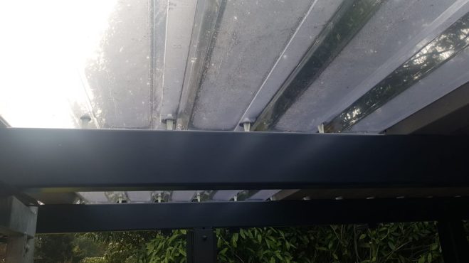 Carport Dachkonstruktion Spezialschrauben Polytrapez