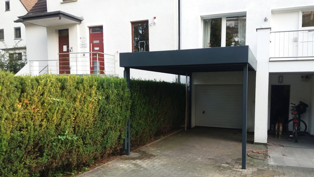 Carport Einzelcarport - Carportmaster Projekt 20-F-2864 - 45147 Essen - Carportbild 01