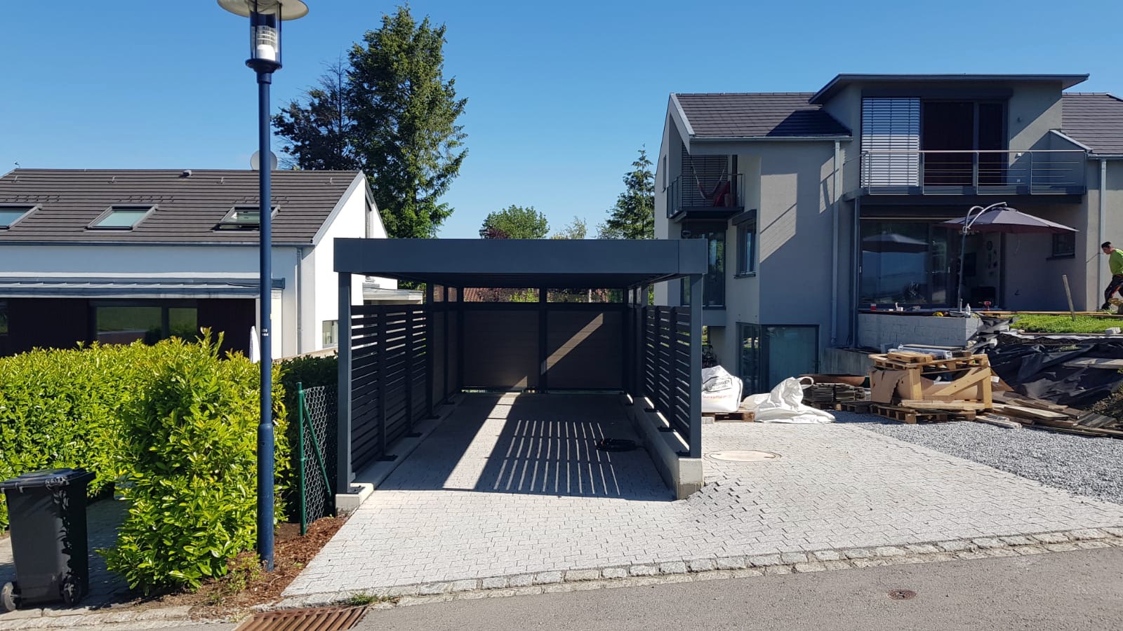 Carport Einzelcarport - Carportmaster Projekt 20-P-1982 - 88124 Ravensburg - Carportbild 01