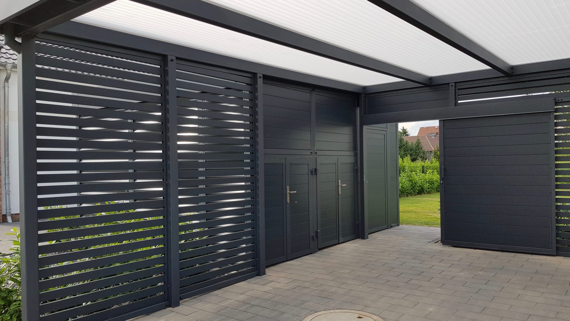 Carport verkleiden mit hochwertigen AluminiumProfilen