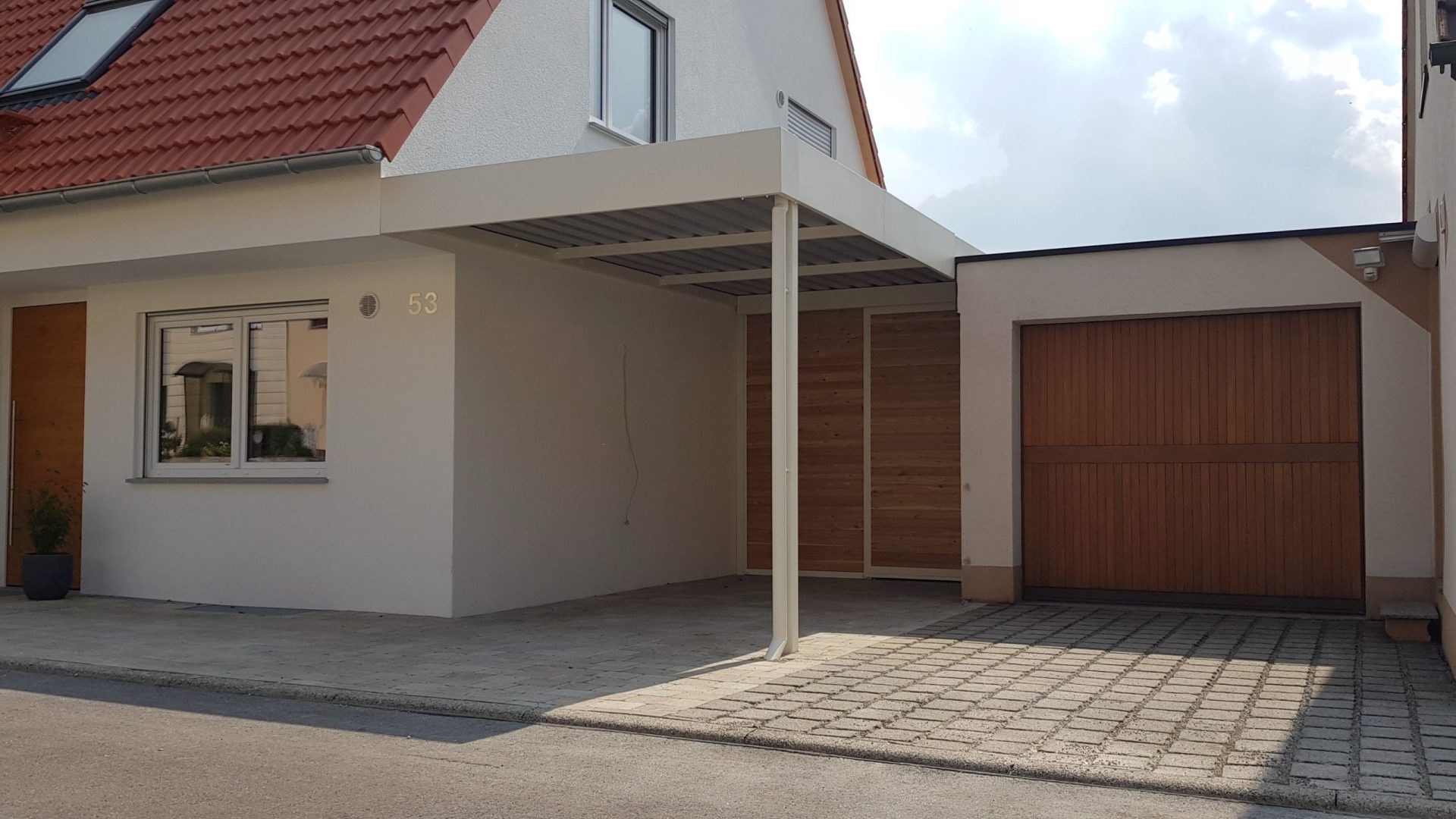 Carport mit Schuppen - Carportmaster Projekt 19-C-2521 - 70439 Stuttgart - Carportbild 01