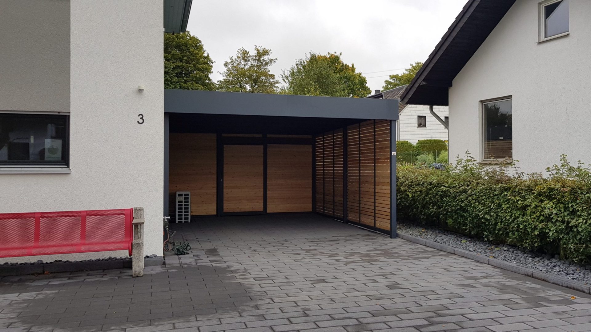 Carport mit Schuppen - Carportmaster Projekt 19-P-2345 - 53947 Nettersheim - Carportbild 01