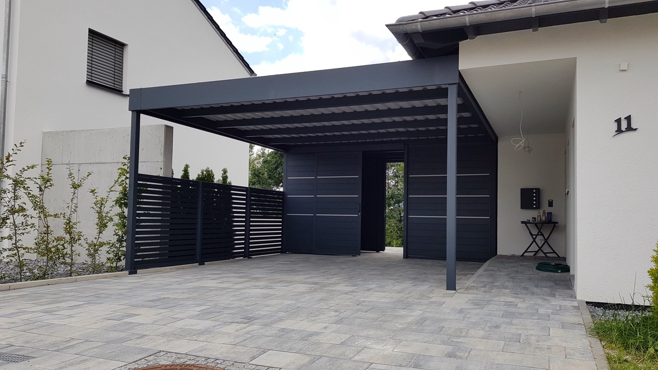 Carport mit Schuppen - Carportmaster Projekt 20-P-2475 - 94356 Kirchrodt - Carportbild 01