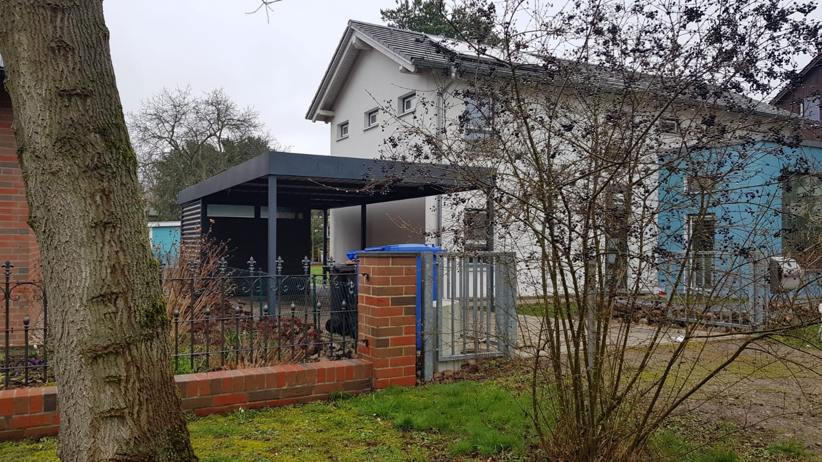 Carport mit Schuppen - Carportmaster Projekt 20-P-2714 - 13129 Berlin - Carportbild 01