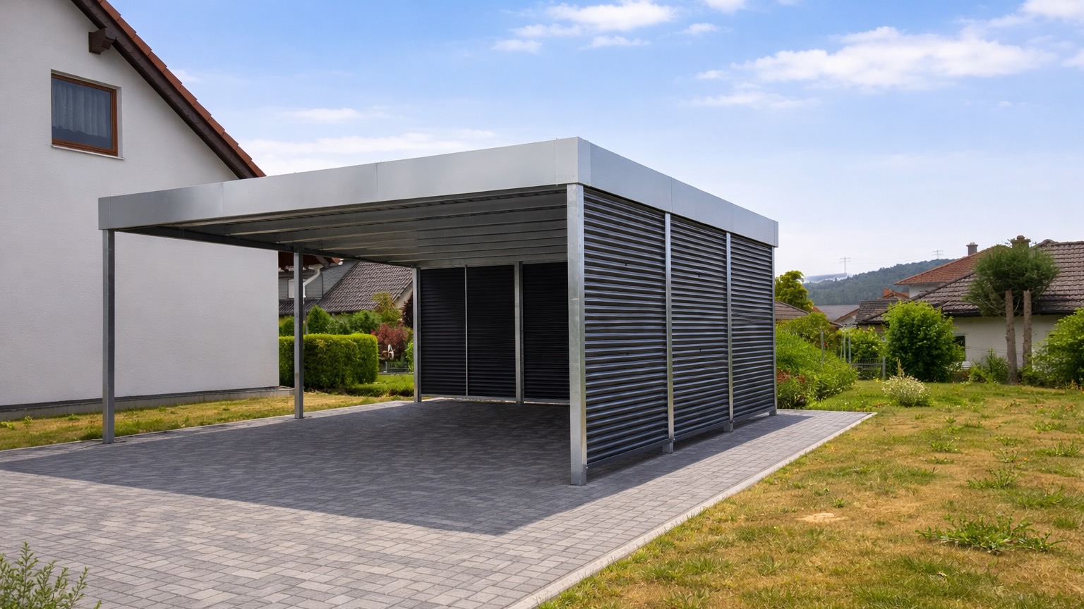 Doppelcarport - Carportmaster Projekt 22-C-3370 - 74746 Höpfingen