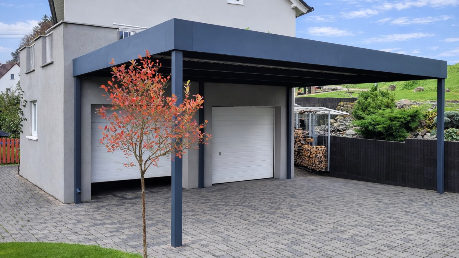 doppelcarport 22 c 3509 69250 schoenau 2023 carportmaster carportfoto 01