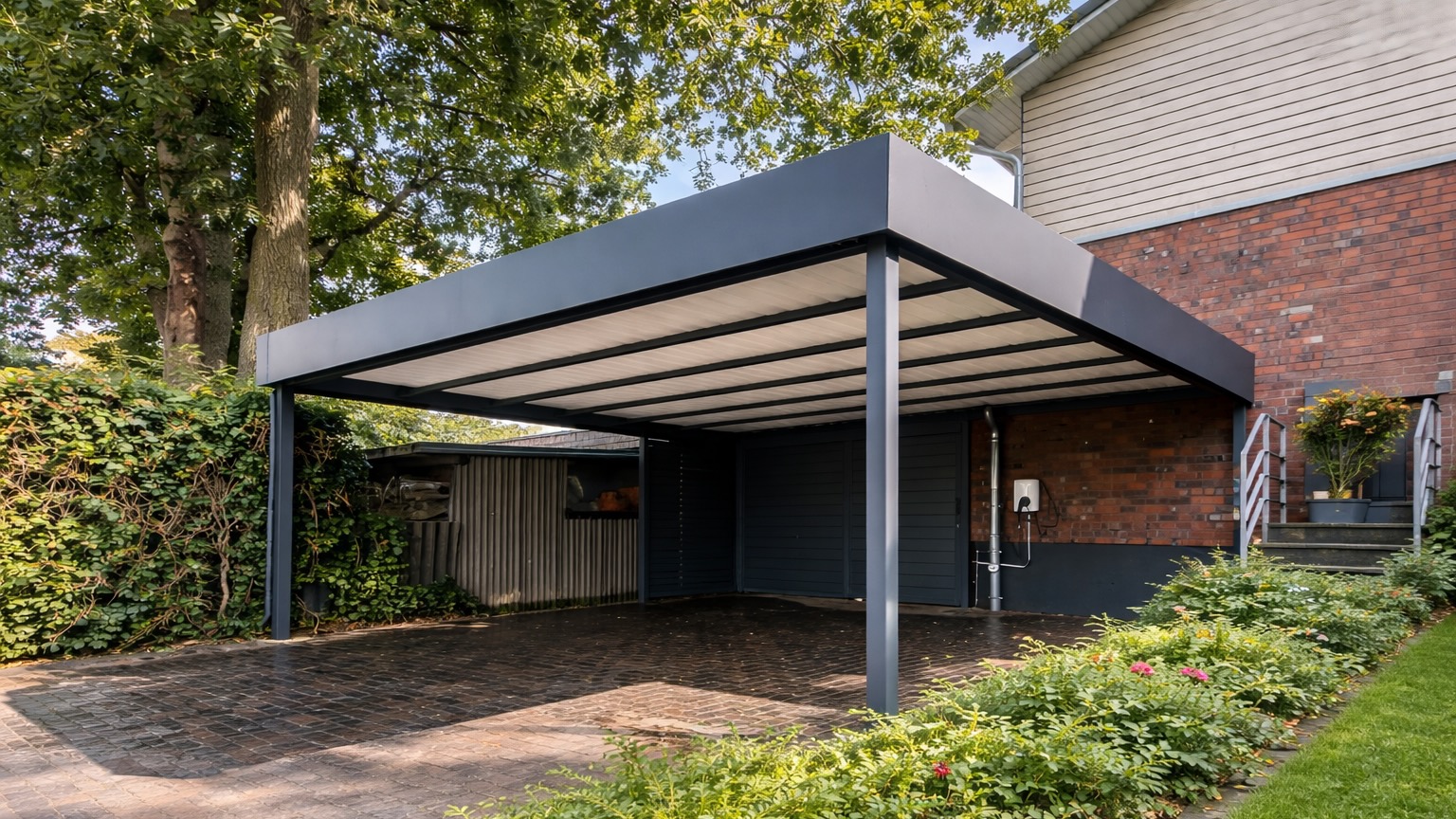 Doppelcarport - Carportmaster Projekt 23-C-1743 - 21255 Tostedt