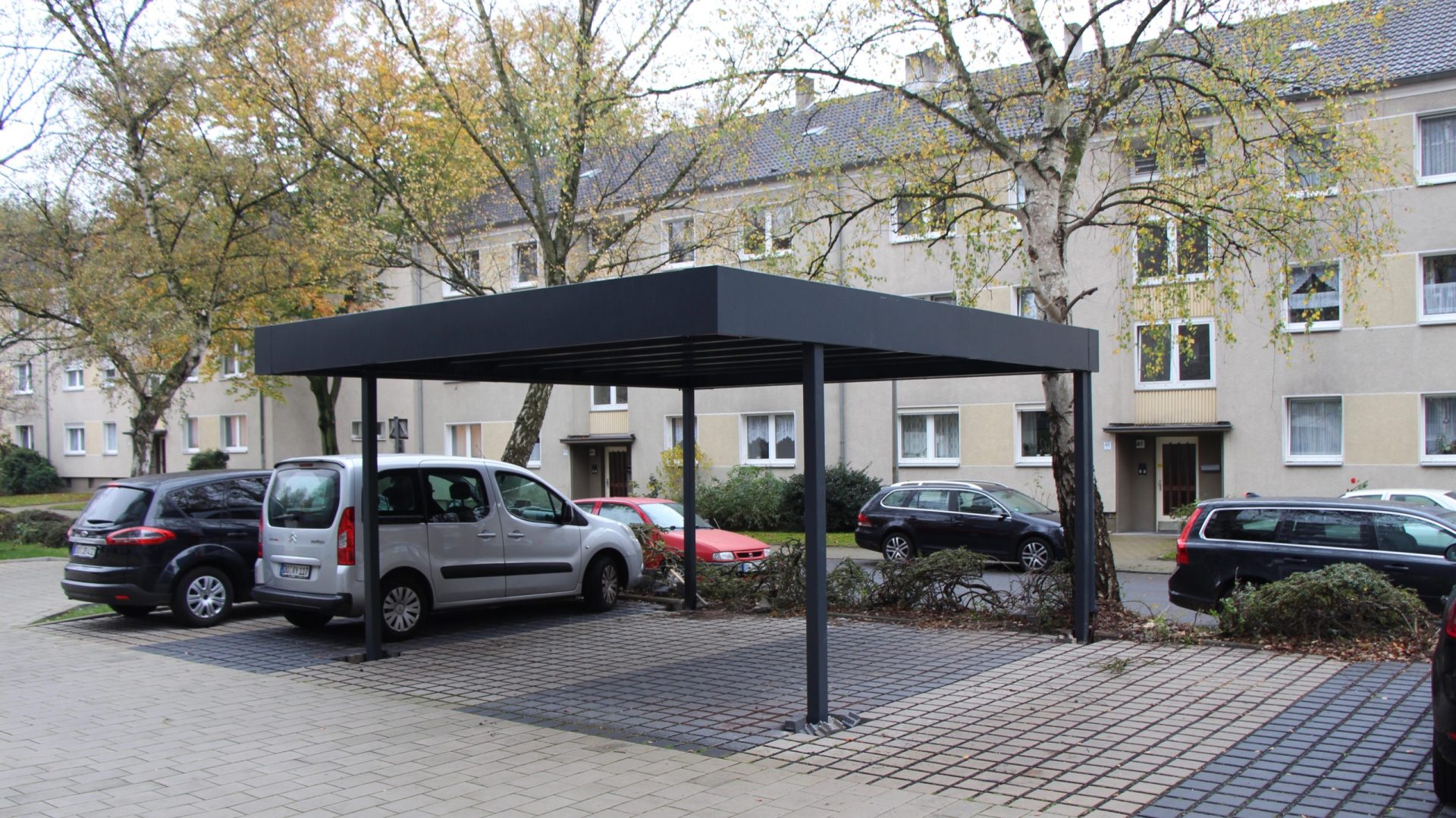 Doppelcarport - Carportmaster Projekt 14-P-1041 - 44137 Dortmund - Carportbild 01