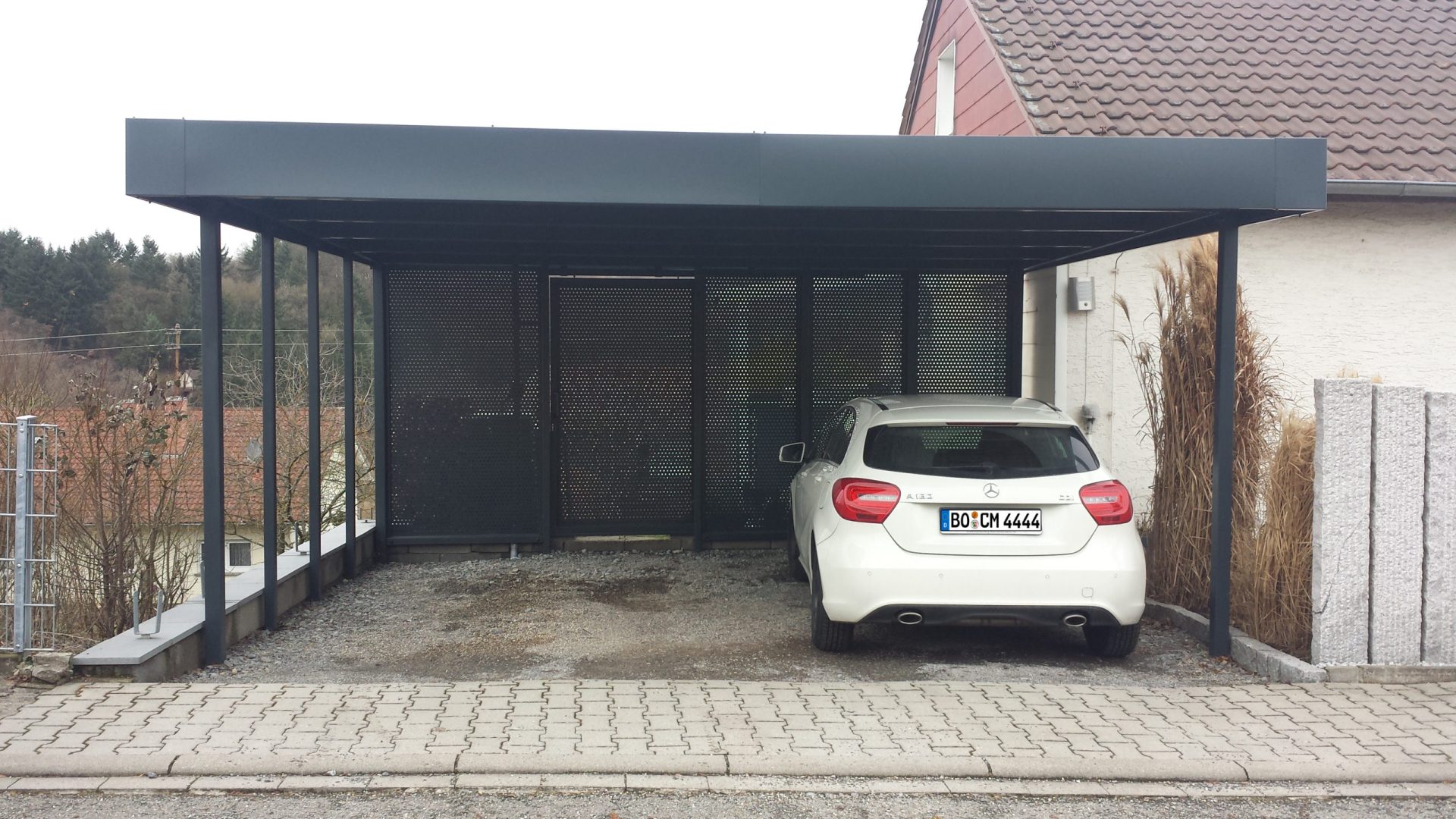 Doppelcarport - Carportmaster Projekt 16-P-1394 - 74915 Waibstadt - Carportbild 01