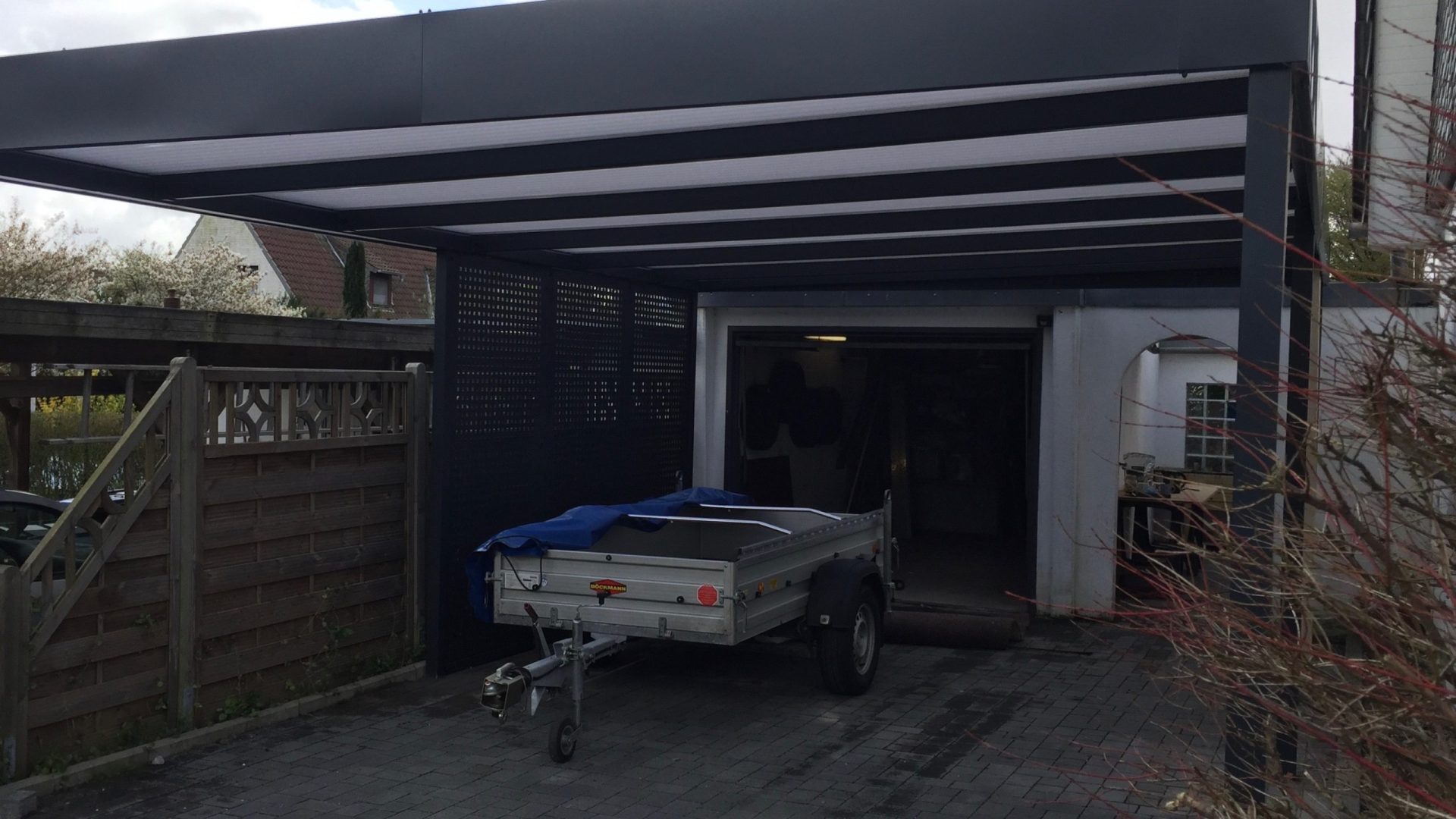 Doppelcarport - Carportmaster Projekt 17-F-1824 - 27568 Bremerhaven - Carportbild 01