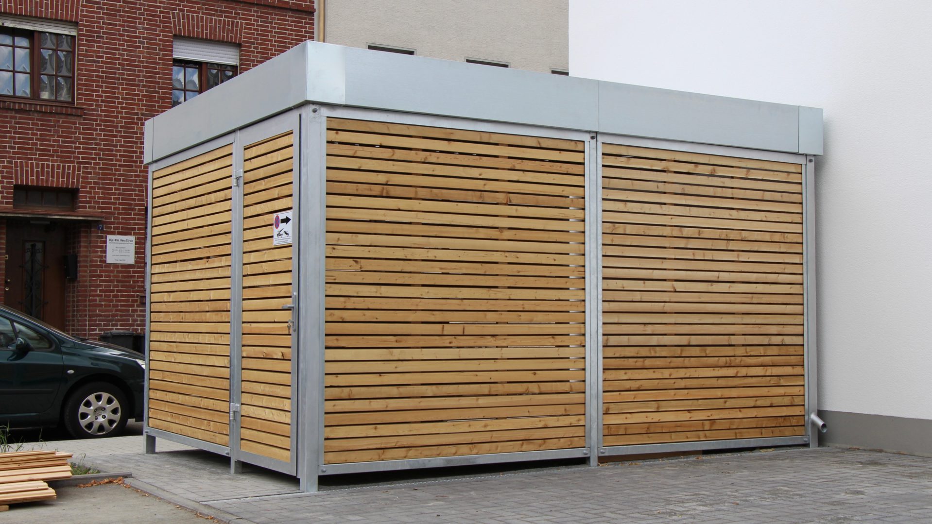 Fahrradschuppen in Euskirchen - 15-P-1197 - Carportmaster