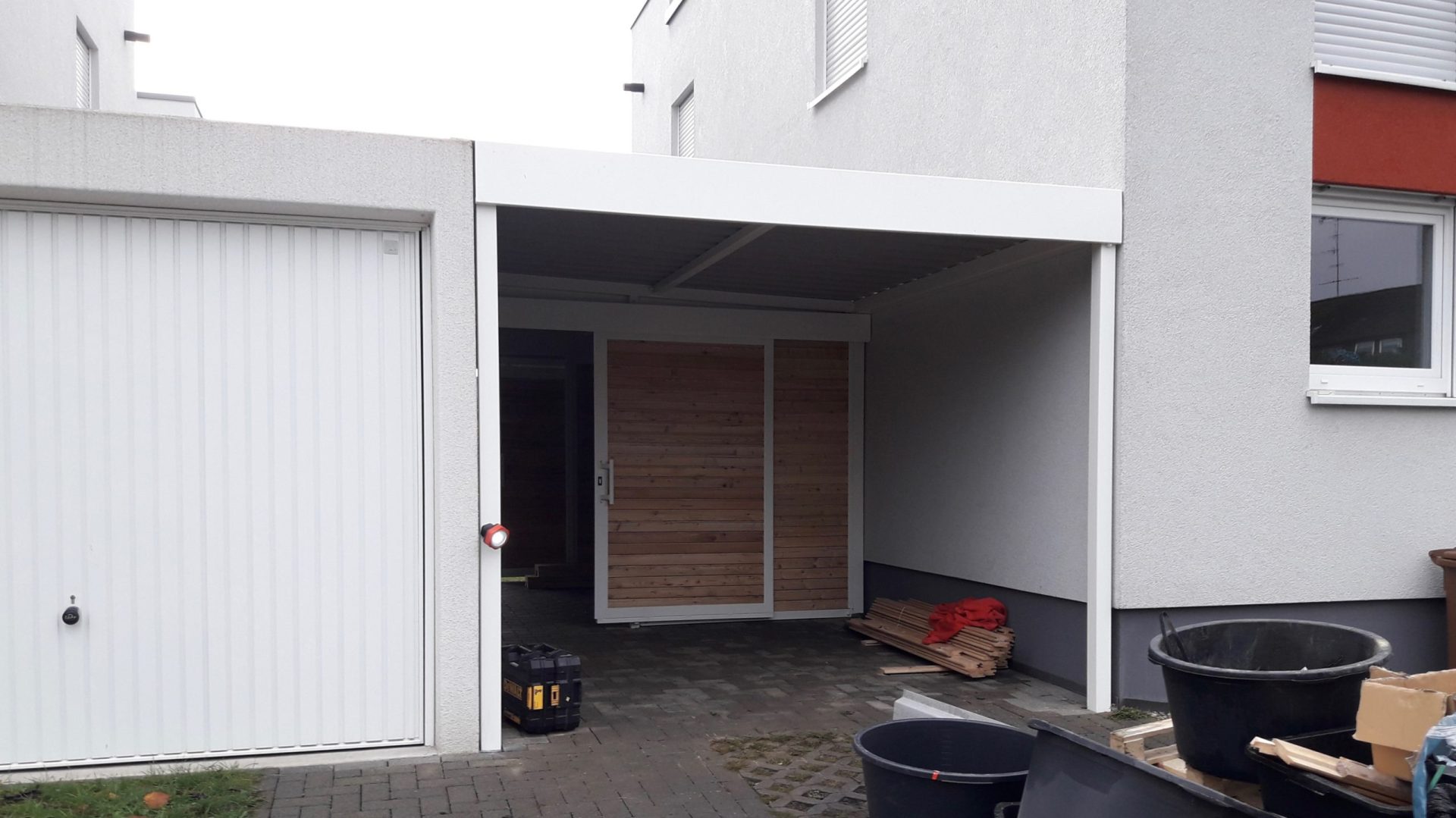 Fahrradschuppen - Carportmaster Projekt 17-P-1869 - 40885 Ratingen - Bild 01