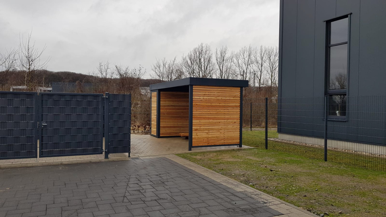 Fahrradschuppen - Carportmaster Projekt 21-P-3028 - 42329 Wuppertal - Bild 01