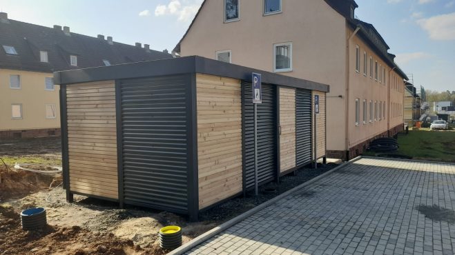 Fahrradschuppen - Carportmaster Projekt 22-P-3396 - 35260 Stadtallendorf - Bild 01