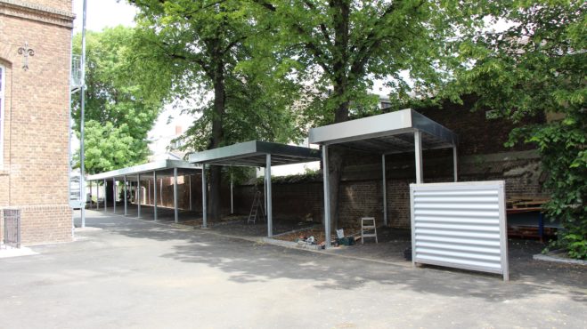 Reihencarport - Carportmaster Projekt 15-P-1197 - 53879 Euskirchen - Carportbild 04 - Reihencarport Stahlkonstruktion feuerverzinkt