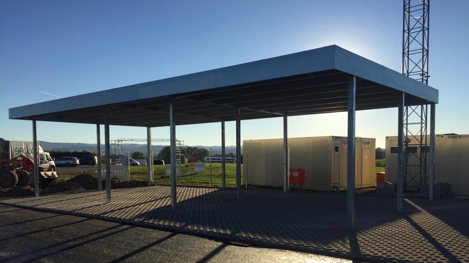 Reihencarport - Carportmaster Projekt 18-C-2289 - 87463 Dietmannsried - Carportbild 01